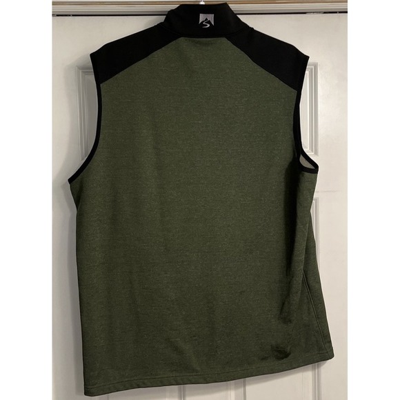 Storm Creek XL Green Full Zip Softshell Vest Men's Pockets Outdoor Hiking - Picture 6 of 8